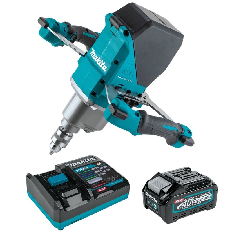 Makita GTU01M1 40V max XGT Brushless Cordless 1/2 Mixer Kit (4.0Ah)