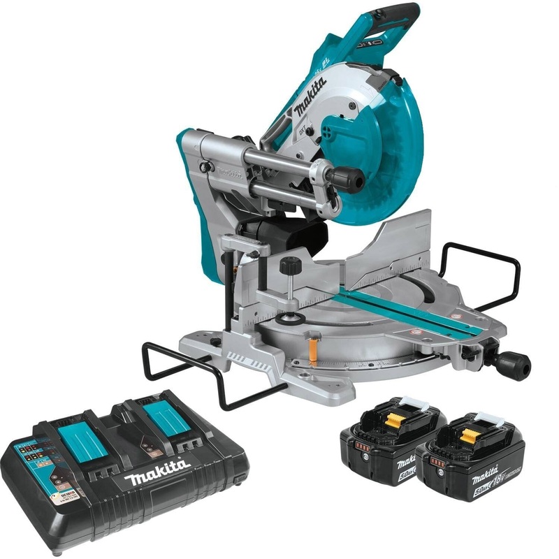 Makita XSL06PT 18V X2 LXT (36V) 10 Dual-Bevel Sliding Compound Miter Saw