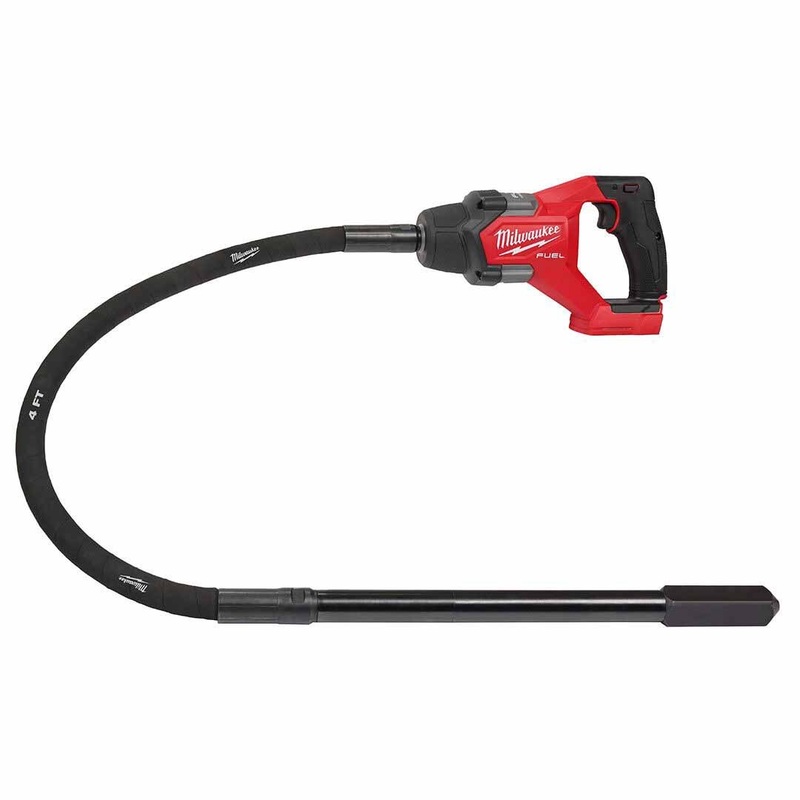 Milwaukee 2910-20 M18 FUEL 4′ Concrete Pencil Vibrator