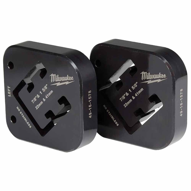 Milwaukee 49-16-1578 7/8 & 1-5/8 x 1-5/8 Combination Strut Shearing Dies