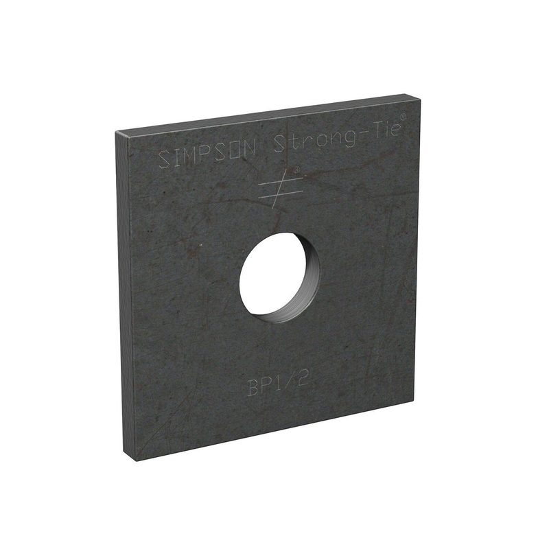 Simpson BP 1 Strong-Tie Bearing Plate with 1 Bolt Diameter and 3-1/2 Dimensions