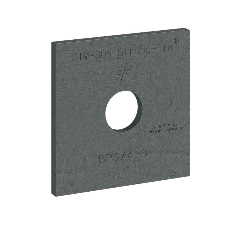 Simpson BP 7/8-R Strong-Tie Bearing Plate with 7/8 Bolt Diameter