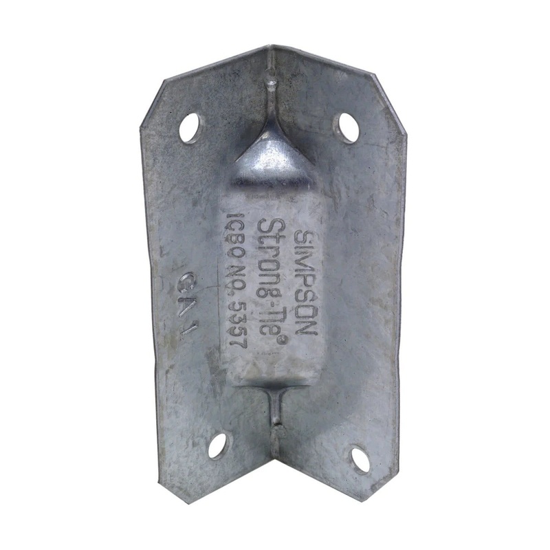 Simpson GA1 Strong-Tie Gusset Angle for Reinforcing 90 Degree Connections