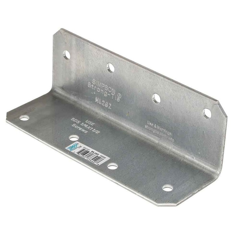 Simpson ML26Z Strong-Tie Medium L Angle ZMAX Finish