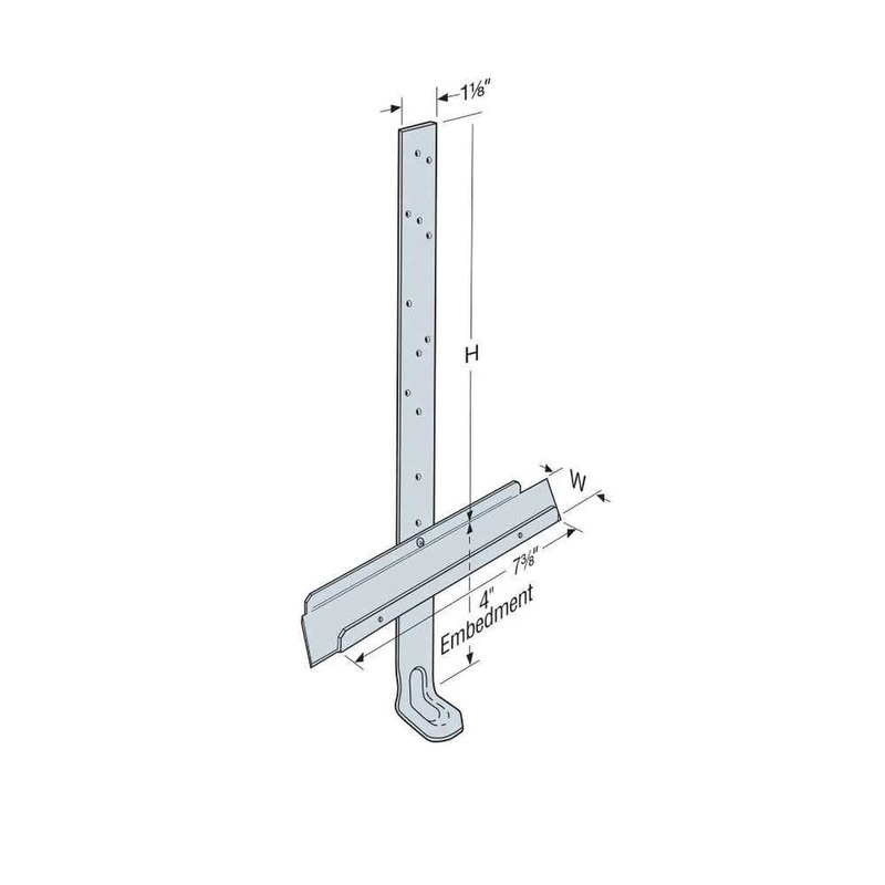 Simpson HETA20/TSS2 Strong-Tie 16 Embedded Truss Anchor with Seat