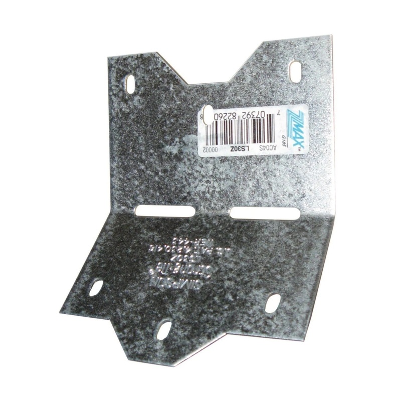 Simpson LS30Z Strong-Tie Reinforcing Angle ZMAX Finish