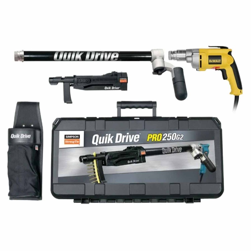 Simpson PRO250G2D25K Quik Drive Quik Drive PRO250G2 Subfloor System w/DeWalt 2500 RPM Motor