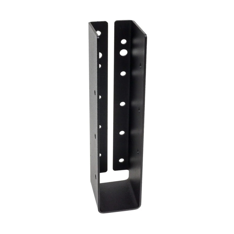 Simpson APLH1.75-6 Strong-Tie Outdoor Accents ZMAX Black Light Joist Hanger for 1-3/4 x 6 Rough Cedar