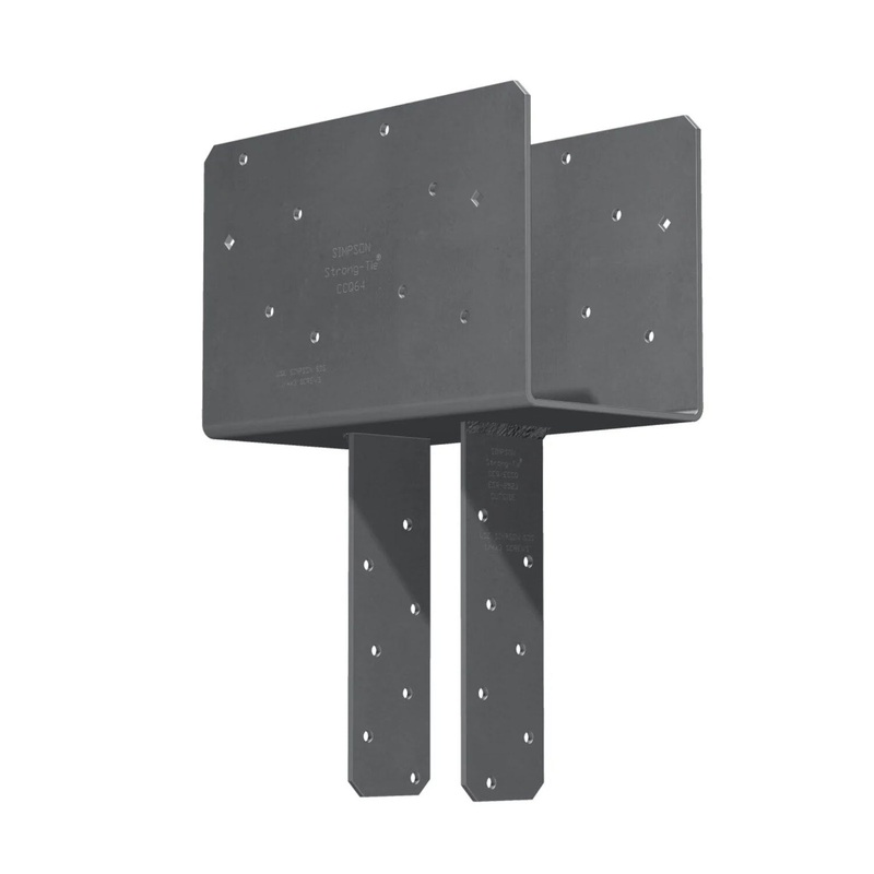 Simpson CCQ66SDS2.5 Strong-Tie Column Cap with SDS Screws for 6x Beam and 6x Post