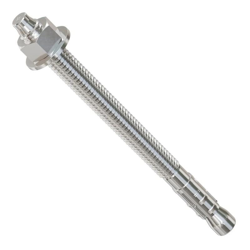 Simpson STB2-375006SS Strong-Bolt 2 Wedge Anchor 316 Stainless Steel (50 Pack)
