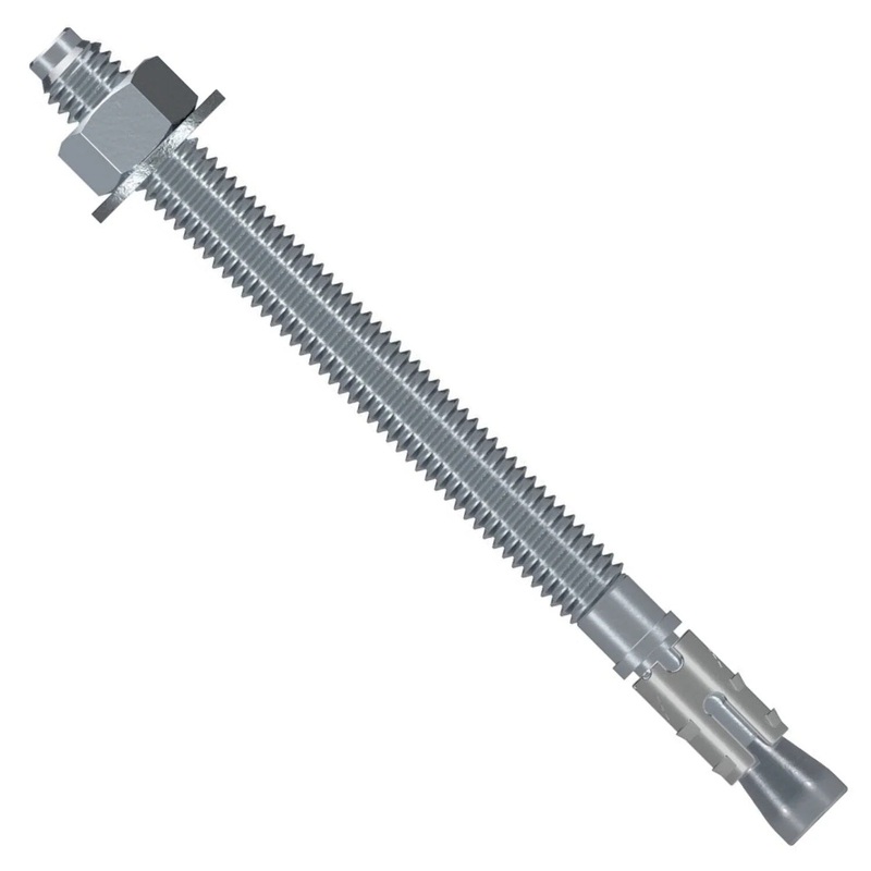 Simpson Strong-Tie STB2-37500P1 (3/8 x 5) Strong-Bolt 2 Wedge Anchor Zinc Plated (1 Piece)