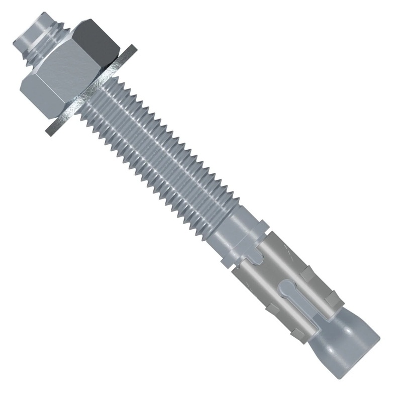 Simpson Strong-Tie STB2-62500P1 (5/8 x 5) Strong-Bolt 2 Wedge Anchor Zinc Plated (1 Piece)
