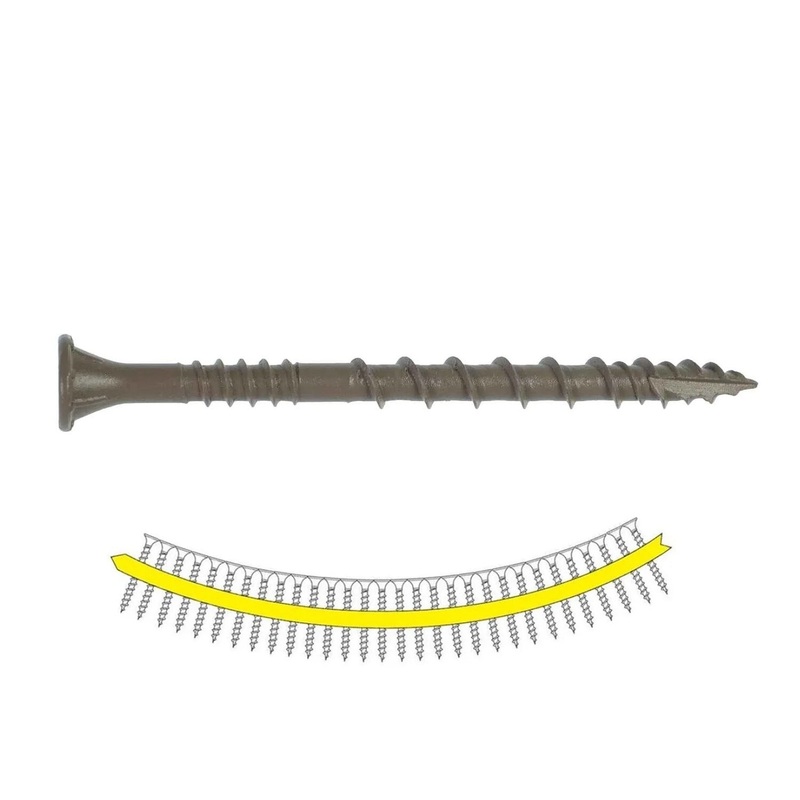 Simpson DSVT212S Quik Drive Deck-Drive DSV Wood Screw Collated Tan (1000 Pack)