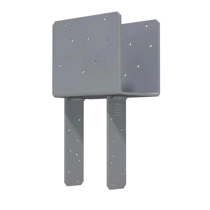 Simpson ECCQ5-4SDS2.5 Strong-Tie End Column Cap with SDS Screws for 5-1/8 Beam and 4x Post