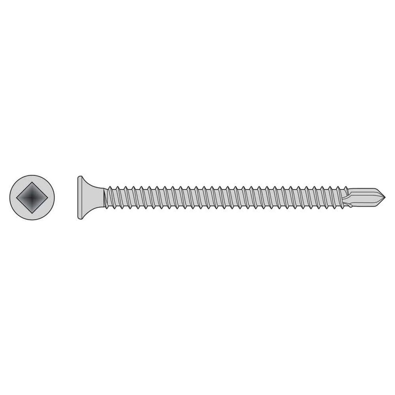 Simpson F06T125BDB Strong-Tie Self-Drilling Bugle-Head Screw for Wood-to-Steel Fastening (5000 Pack)