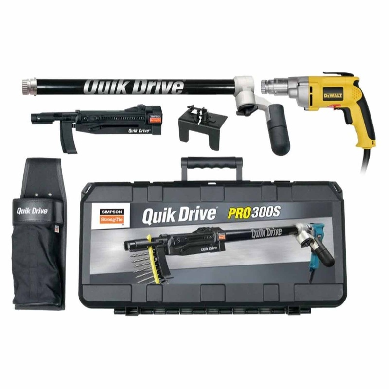 Simpson PRO300SD25K Quik Drive Quik Drive PRO300SG2 Decking System w/DeWalt 2500 RPM Screwdriver