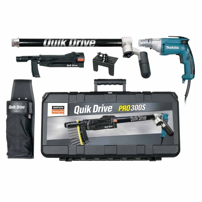 Simpson PRO300SM35K Quik Drive Quik Drive PRO300S Decking System w/Makita 3500 RPM Screwdriver Motor