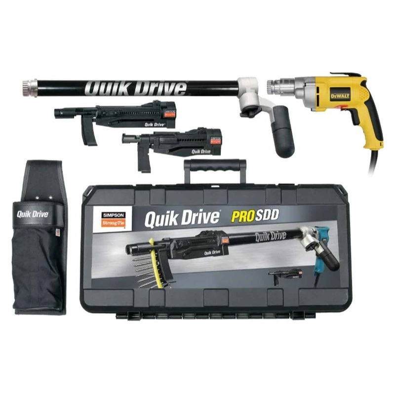 Simpson PROSDDD25K Quik Drive Quik Drive Multi-Purpose Combo System w/DeWalt 2500 RPM Motor
