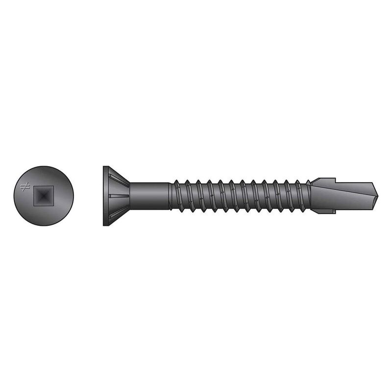 Simpson TBP1245R2000 Strong-Tie Strong-Drive TB Wood-to-Steel Screw #12 x 1-3/4 Black Phosphate (2000 Pack)