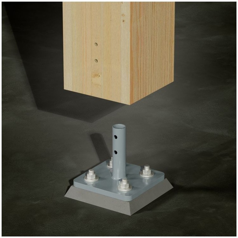 Simpson MCB8X8 Strong-Tie Mass Timber Column Base 8 x 8 for Glulam to Concrete Connections