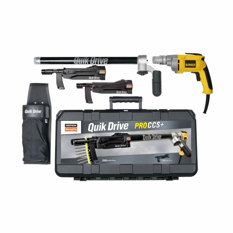 Simpson PROCCS+D25K Quik Drive Quik Drive Multi-Purpose Combo System w/DeWalt 2500 RPM Motor