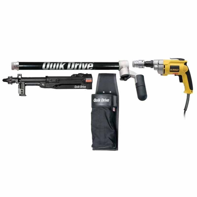 Simpson PROSDX150G2DATK Quik Drive Steel-Decking System with DeWalt 2000 RPM Adjustable Torque Motor for Steel Deck Fastening