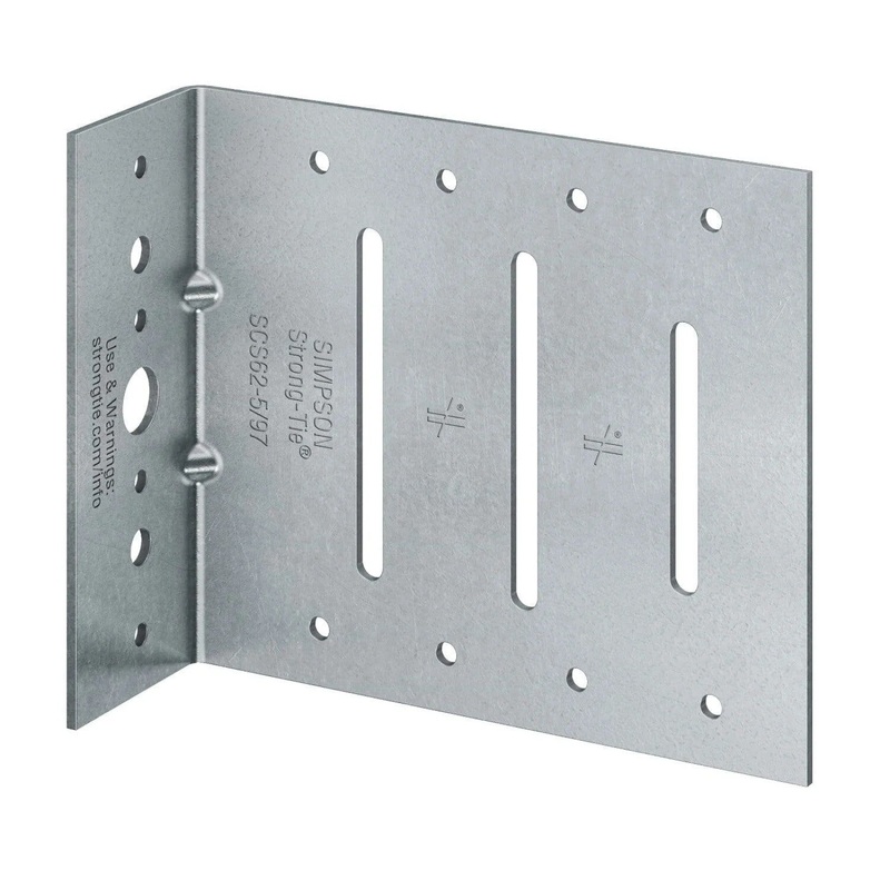 Simpson SCS62-5/97-KT25 Strong-Tie Seismic Bypass Framing Slide Clip 12-Gauge with Screws (25 Pack) for Cold-Formed Steel Construction