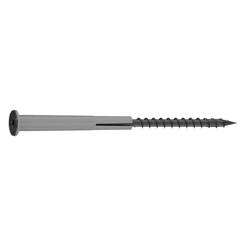 Simpson SDPW19600MB Strong-Tie 0.195 x 6 SDPW DEFLECTOR Screw E-coat for Non-Load-Bearing Wall to Truss Connections (400 Pack)