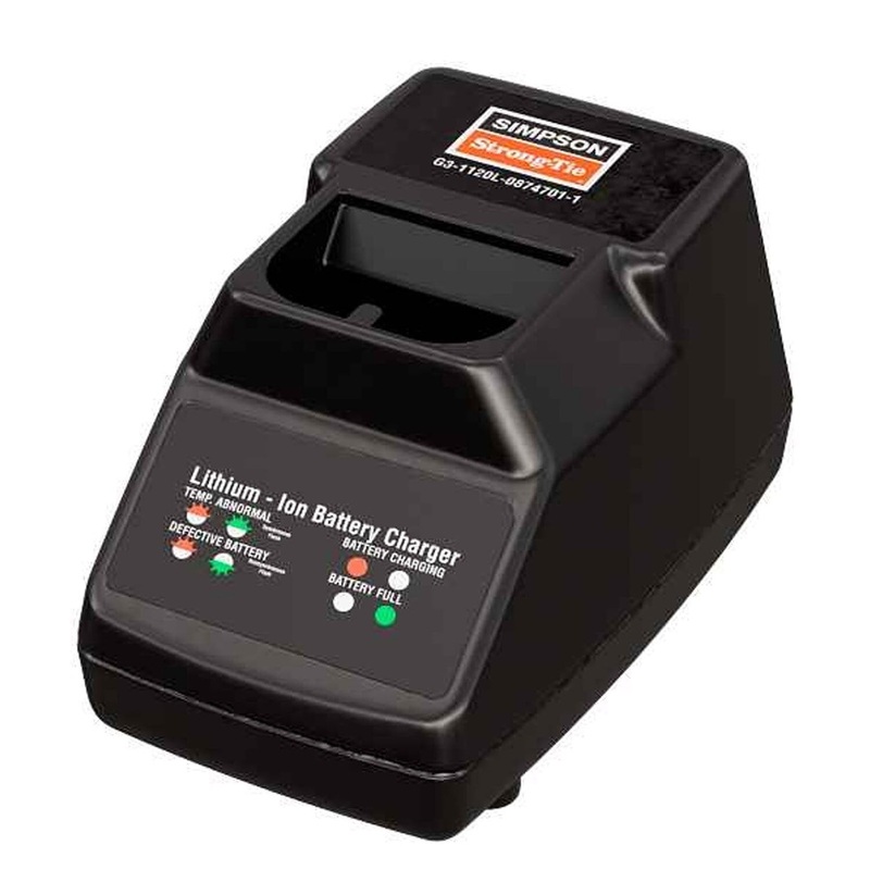 Simpson G3-1120L08747011 Strong-Tie Battery Charger for G3 Gas-Actuated Fastening Tool