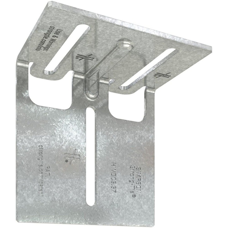 Simpson HWDC3.37-KT25 Strong-Tie Head-of-Wall Drift-Clip Connector 3-3/8 (25 Pack) for Lateral and Vertical Deflection