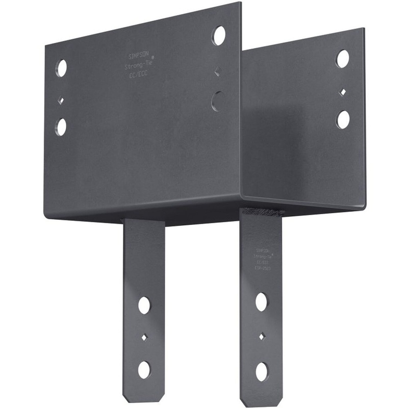 Simpson CC88 Strong-Tie Heavy-Duty 8x Beam to 8x Post Column Cap for Wood Construction
