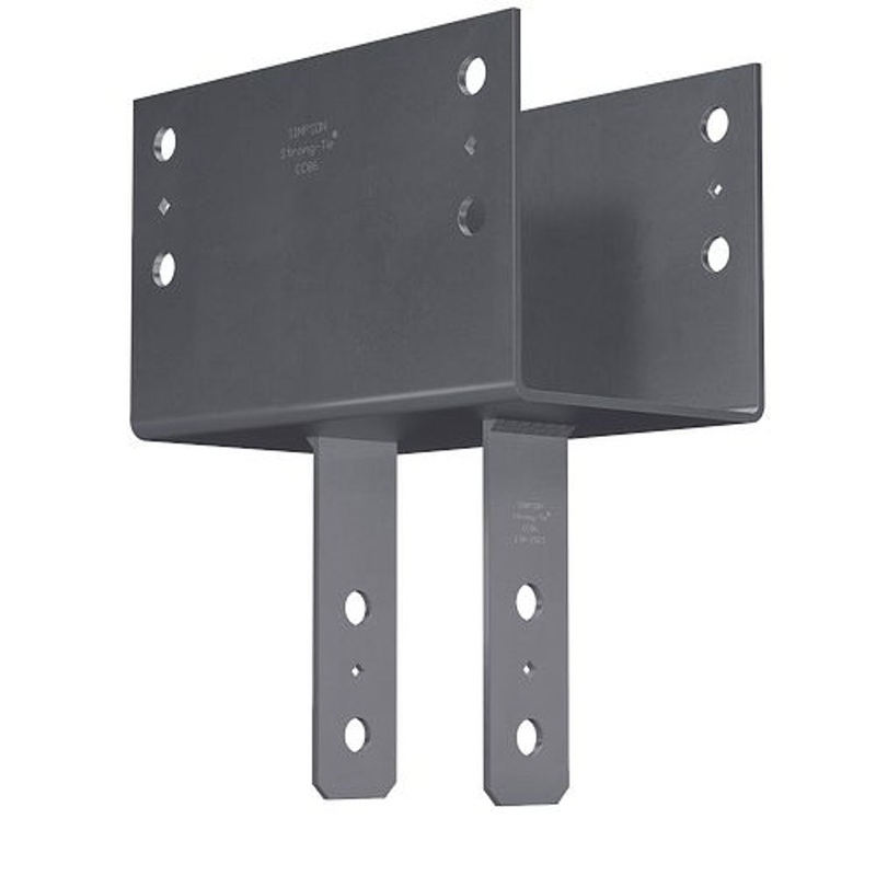Simpson CC96 Strong-Tie Heavy-Duty Column Cap for 8-3/4 Beam, 6x Post – Structural Wood Connector