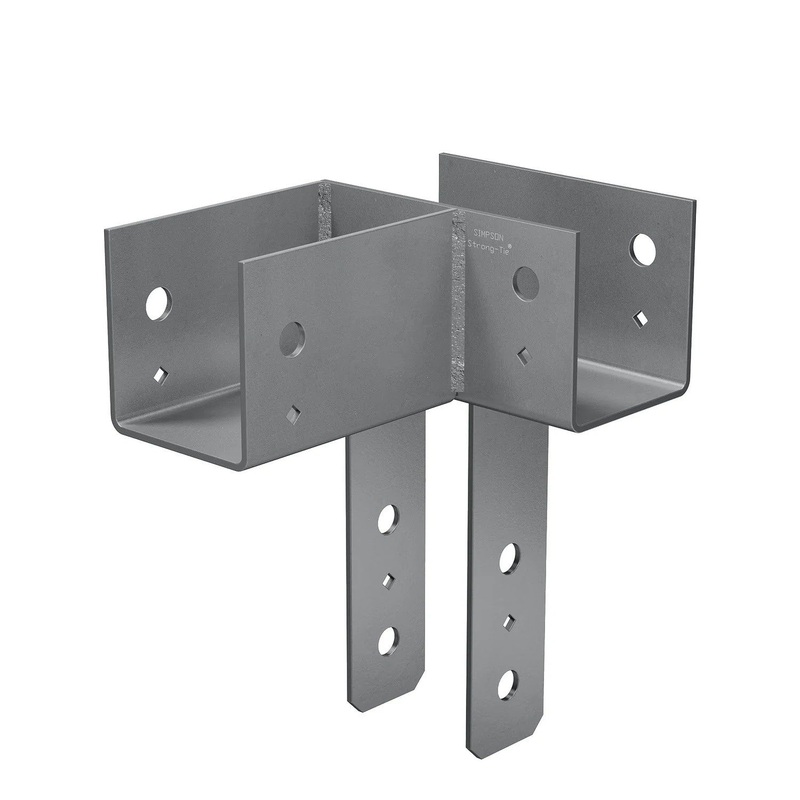 Simpson ECCLL464 Strong-Tie L-Shape End Column Cap for 4x Beams, 6x Post, Left Direction – Heavy-Duty Steel Connector