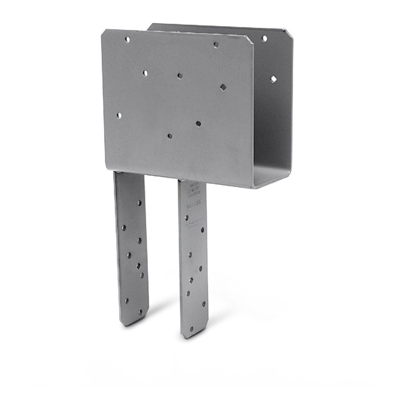 Simpson ECCQ46SDS2.5-R Strong-Tie End Column Cap for 4x Beam, 6x Post with SDS Screws – Heavy-Duty Wood-to-Wood Connector