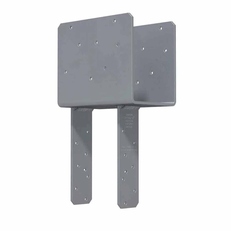 Simpson ECCQ5-6SDS2.5 Strong-Tie End Column Cap for 5-1/8 Beam 6x Post with SDS Screws