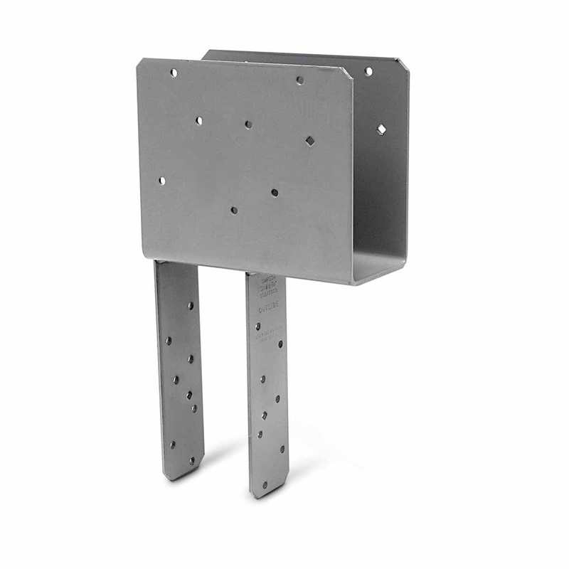 Simpson ECCQ88SDS2.5 Strong-Tie Simpson End Column Cap with SDS Screws for 8x Beam and Post Connections