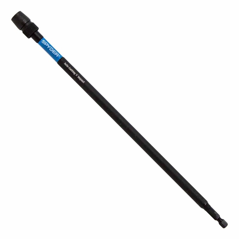 Spyder 19083 12-Inch 1/4-Inch x 1/4-Inch Locking Bit Driver Holder