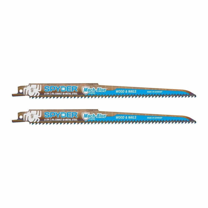 Spyder 200321 9-Inch 6-TPI Reciprocating Blade (2-Pack)