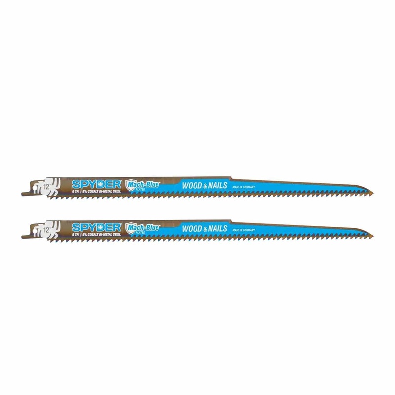 Spyder 200323 12-Inch 6-TPI Reciprocating Blade (2-Pack)