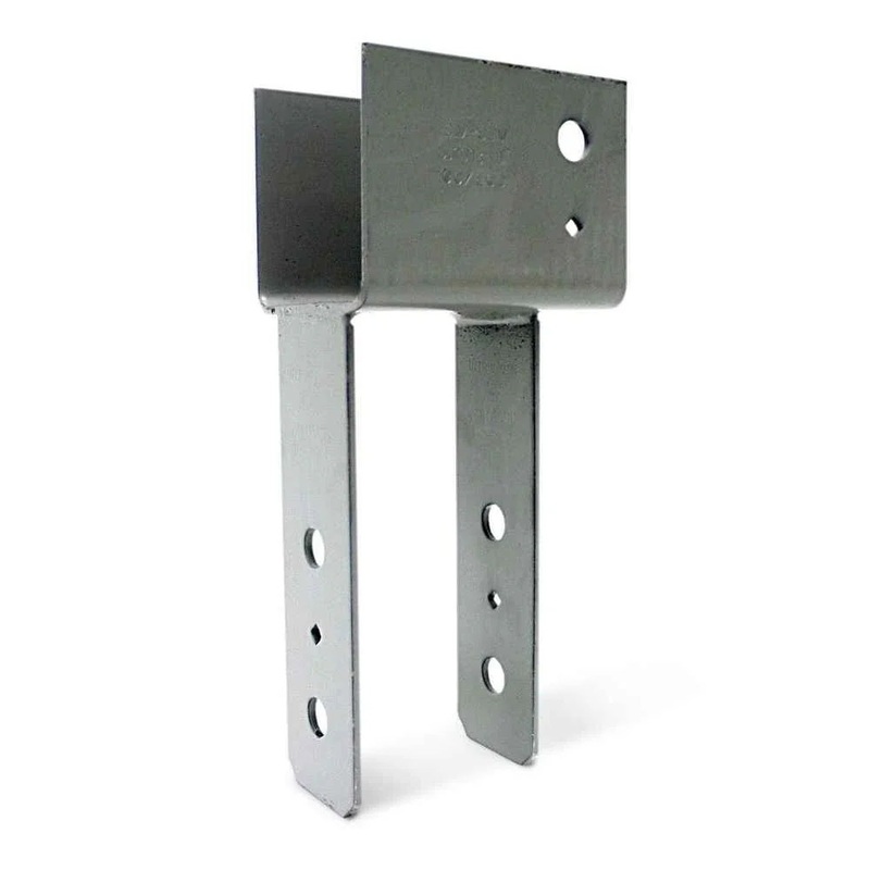 Simpson ECC44TC Strong-Tie Simpson End Column Cap for 4x Beam and 4x Post, Gray Paint