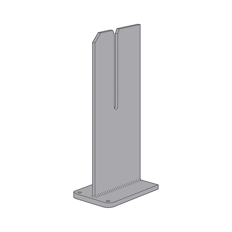 Simpson HSKP5.75X19.5-W Strong-Tie Heavy Seated Knife Plate Hanger for Glulam and CLT Connections