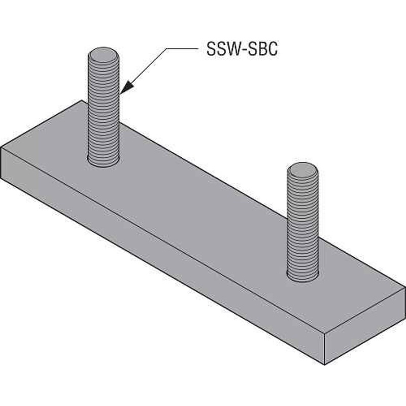 Simpson SSW-SBC21KT Strong-Wall Simpson Steel Beam Connector Kit for Shearwall Installation