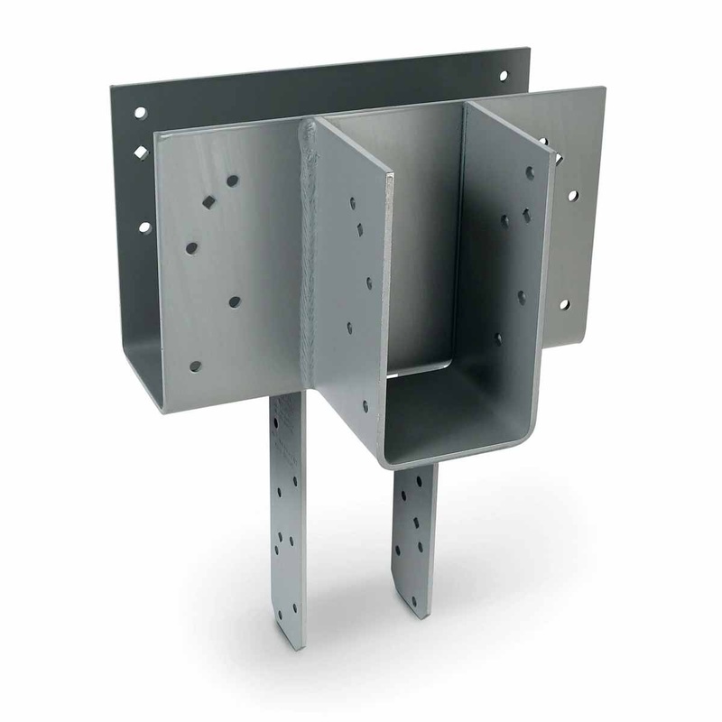 Simpson CCTQ666SDS Strong-Tie T-Shape Column Cap for 6x Beam and 6x Post – Heavy-Duty Structural Connector