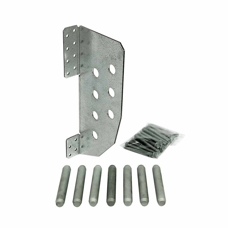 Simpson HCJTZ Strong-Tie Heavy-Duty Concealed Joist Tie with Pins for Glulam Beams