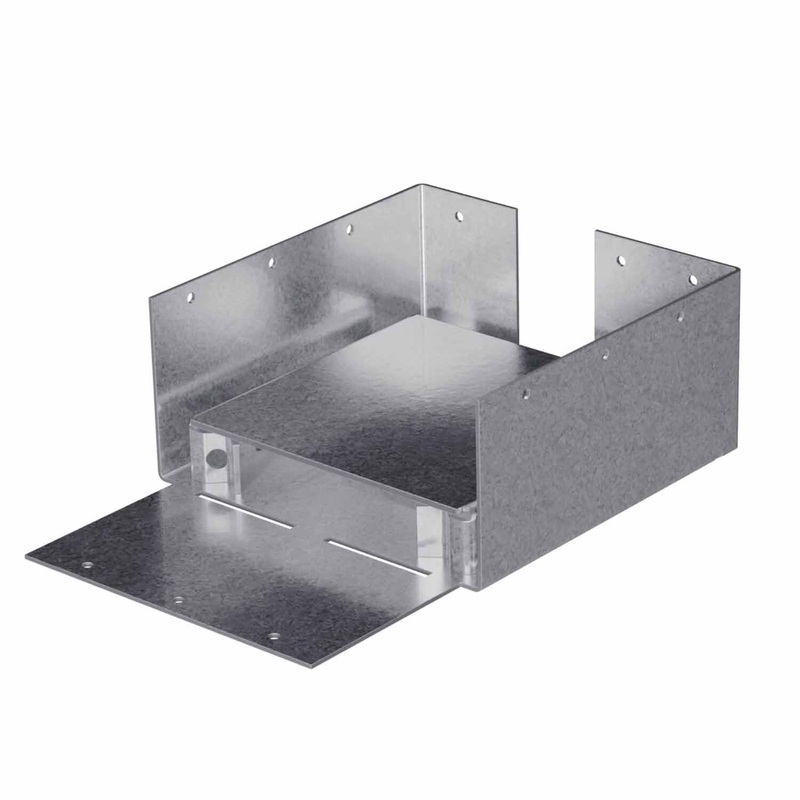 Simpson Strong-Tie ABW66RZ (6×6) Adjustable Standoff Post Base for Rough Lumber with ZMAX Coating