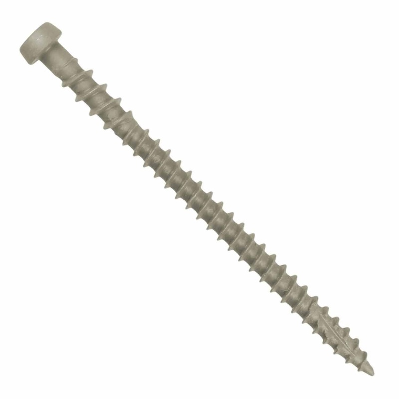 Simpson Strong-Tie DCU234GRR350 (#10 x 2-3/4) Deck-Drive T20 DCU Composite Screw Gray (350 Pack)