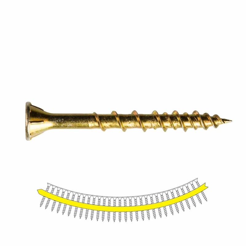 Simpson Strong-Tie HCKWSV134S (#9 x 1-3/4 T25) Strong-Drive WSV Subfloor Screw Collated Yellow Zinc (1000 Pack)