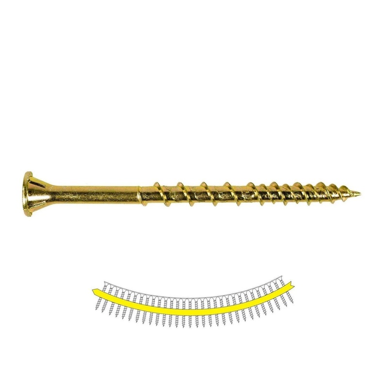 Simpson Strong-Tie HCKWSV212S (#9 x 2-1/2) Strong-Drive WSV Subfloor Screw T-25, Yellow-Zinc (750 Pack)