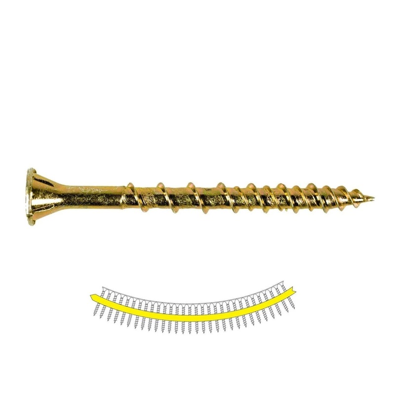 Simpson Strong-Tie HCKWSV2S (#9 x 2 T25) Strong-Drive WSV Subfloor Screw Collated Yellow Zinc (1000 Pack)