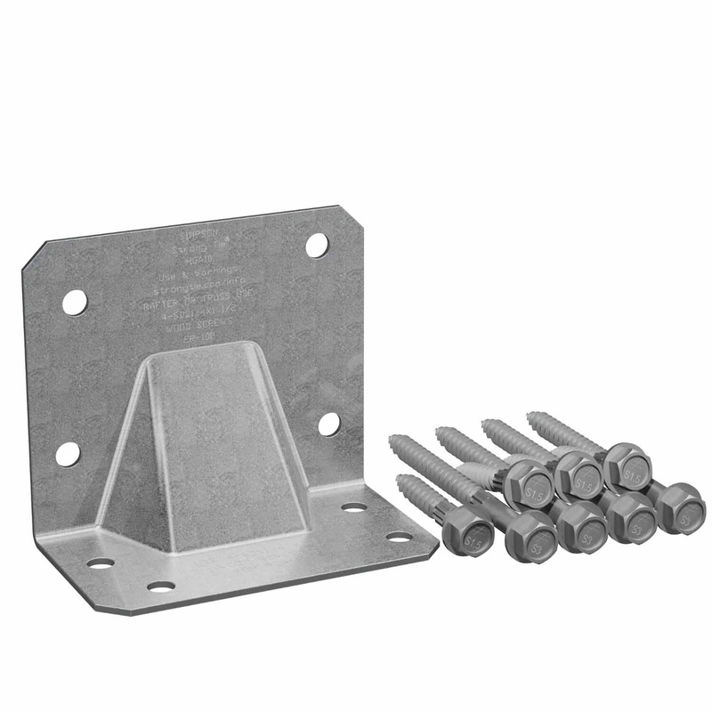 Simpson Strong-Tie HGAM10KTA (10) Hurricane Gusset Angle for Masonry with Screws (10 Pack)